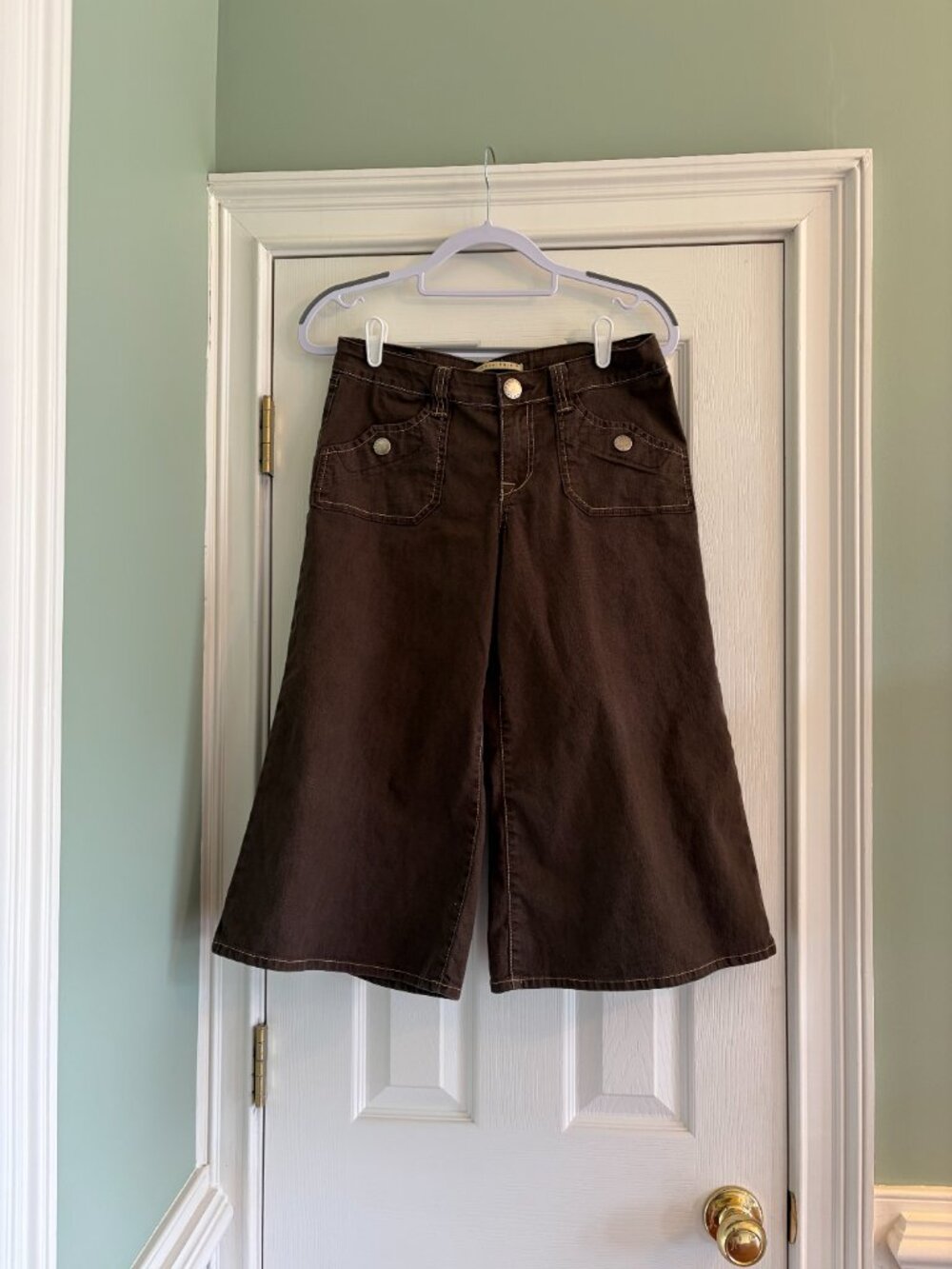 Sergio Valente Size 8 Brown cropped pants - Picture 4 of 14